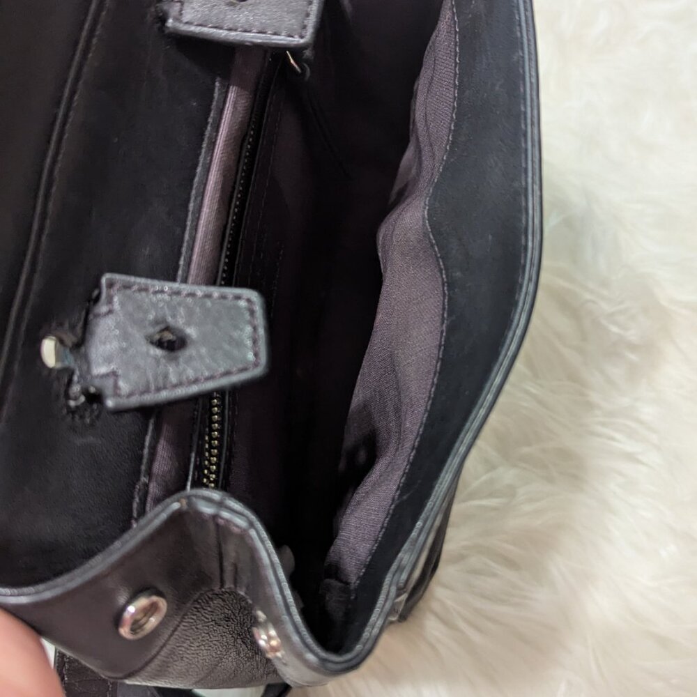 rag & bone Mini Pilot Backpack | Black Italian Lamb Leather - Picture 9 of 11